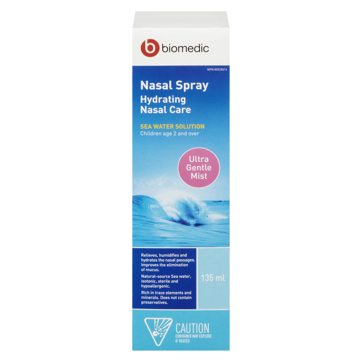 BIOMEDIC Nasal Spray Ultra Gentle Baby 135 mL