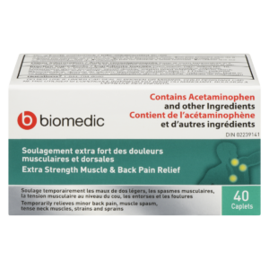 BIOMEDIC Muscle Back Extra Strength 40 Capsules
