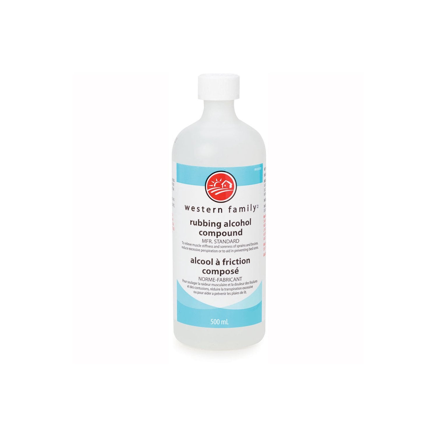 Western Family Rubbing Alcohol 500 mL