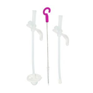 b.box Sippy Straw Cup Replacement Straw+Cleaner Pack