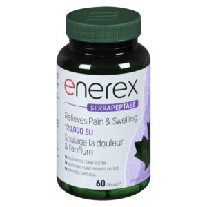 Enerex Serrapeptase 120,000U 60 Capsules