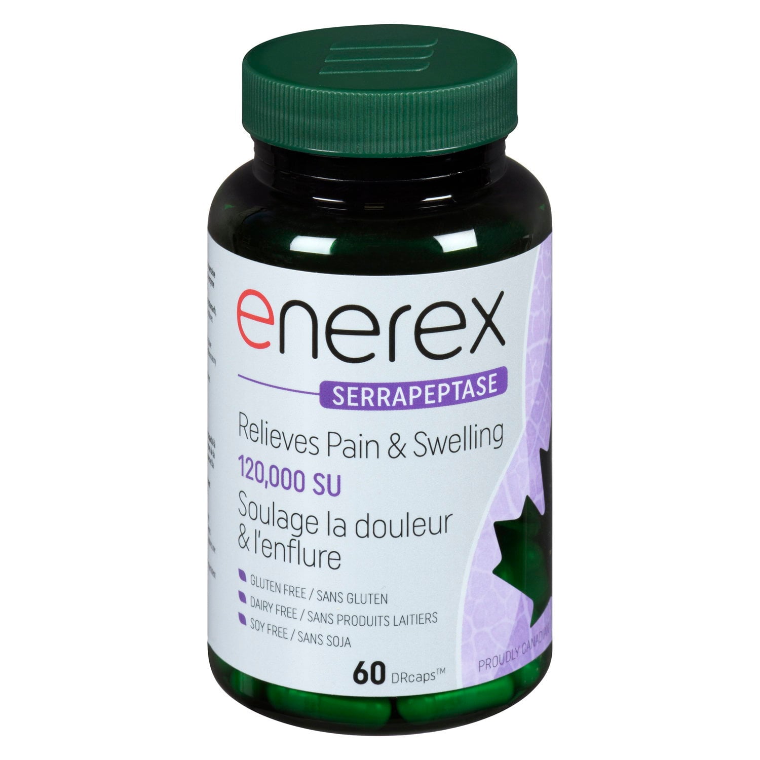 Enerex Serrapeptase 120,000U 60 Capsules