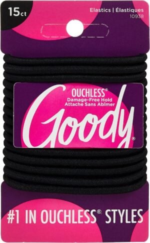Goody Multisave Program Black Elastcs 15 Count
