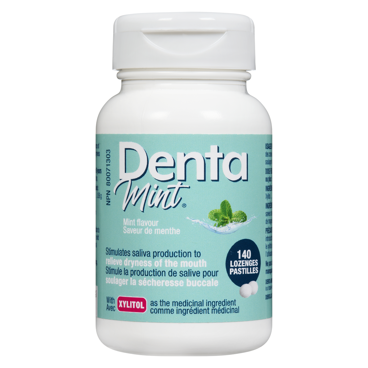 Denta Mint Lozenges Mint Jar 140 Count - Image 2