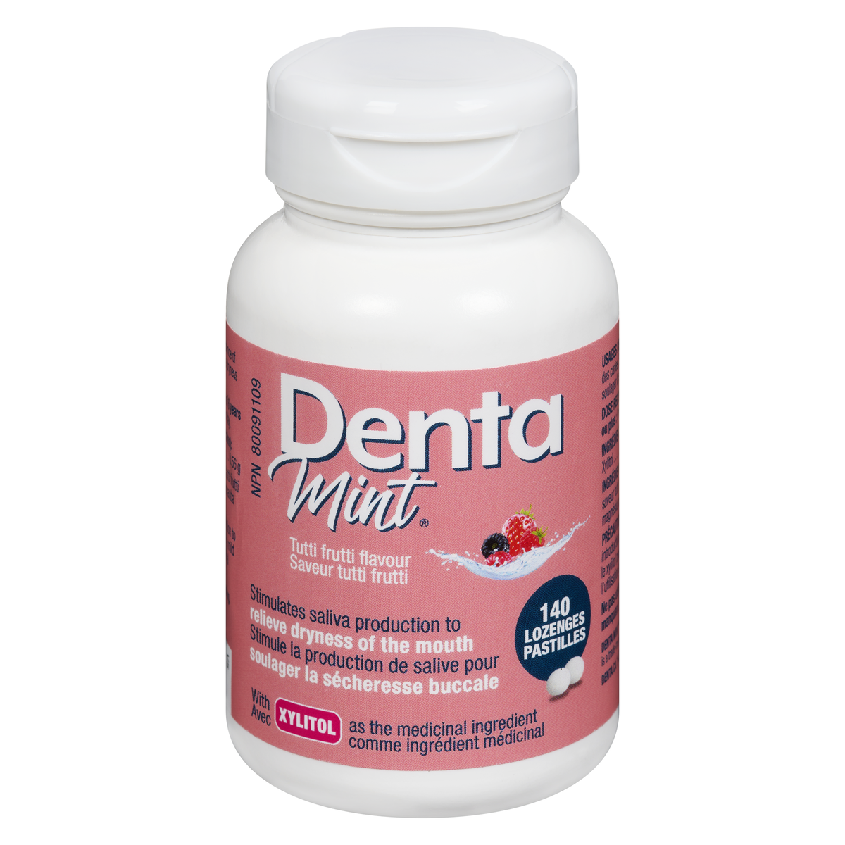Denta Gum Lozenges Fruit Jar 140 Count