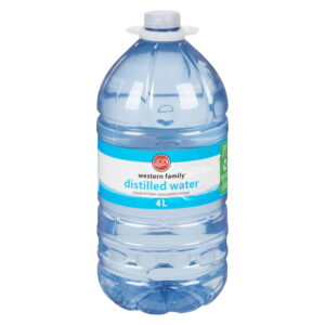 Western Family Distilled Water 4 x 4 L