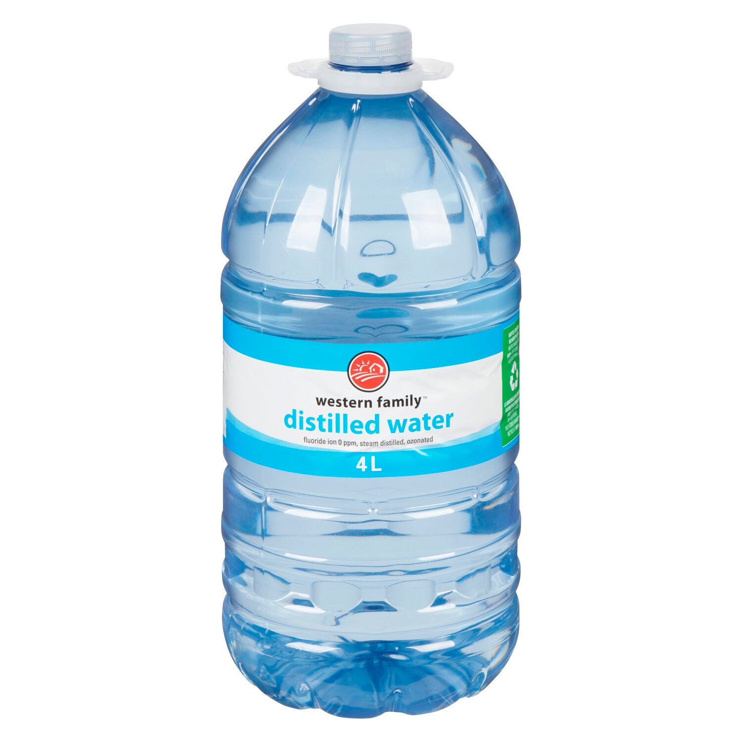 Western Family Distilled Water 4 x 4 L