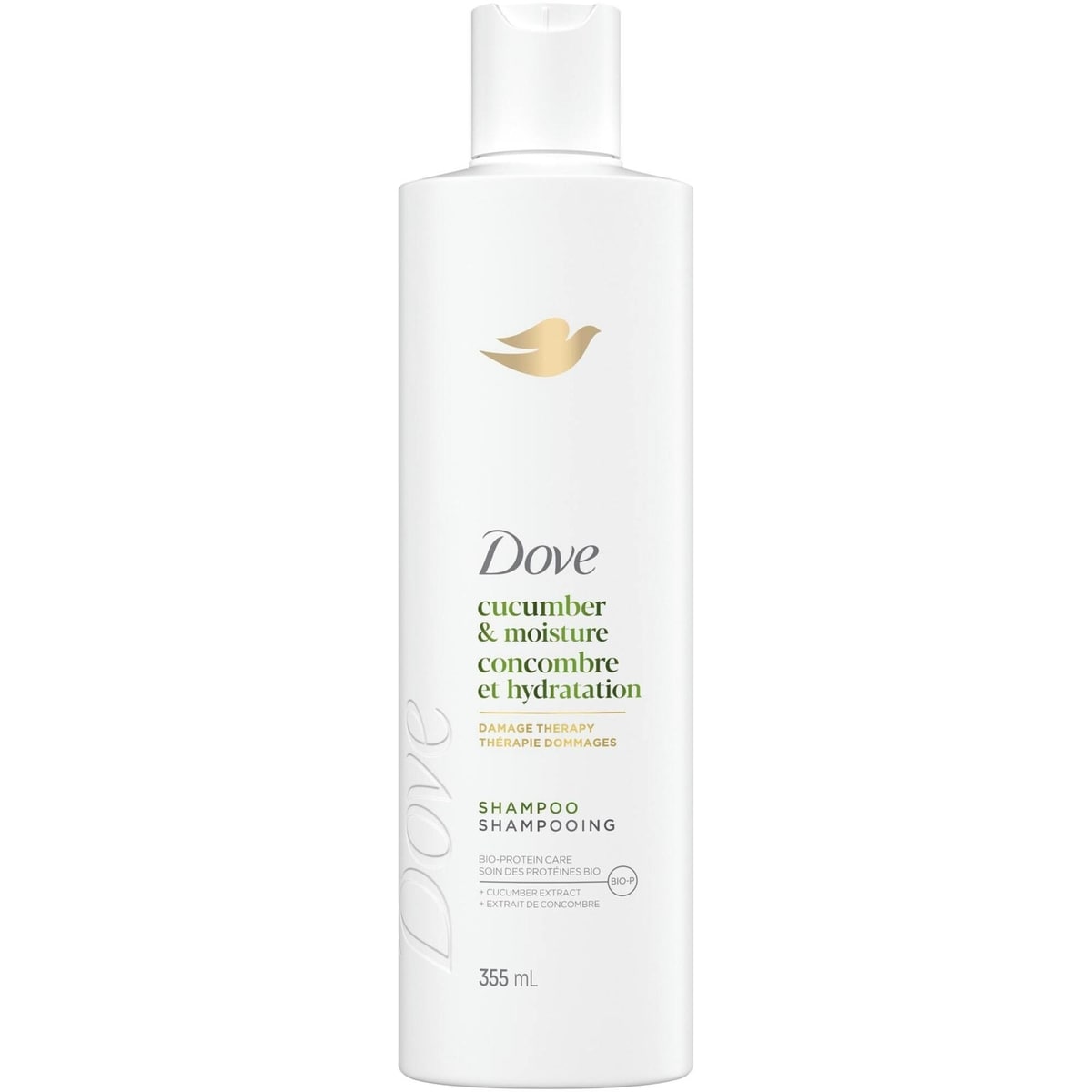 Dove Shampoo Cucumber And Moisture 355 mL