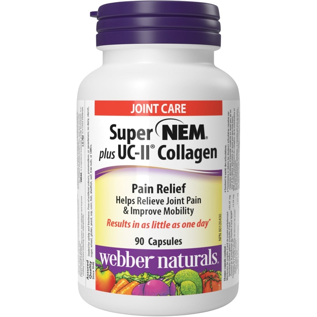 Webber Naturals Super Nem Pain Relief 90 Capsules