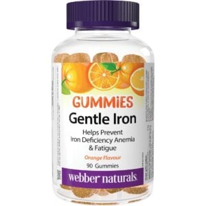 Webber Naturals Gentle Iron 90 Gummies