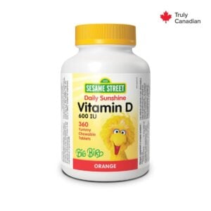 Webber Naturals Sesame Street Vitamin D 600 IU 360 Chewable Tablets