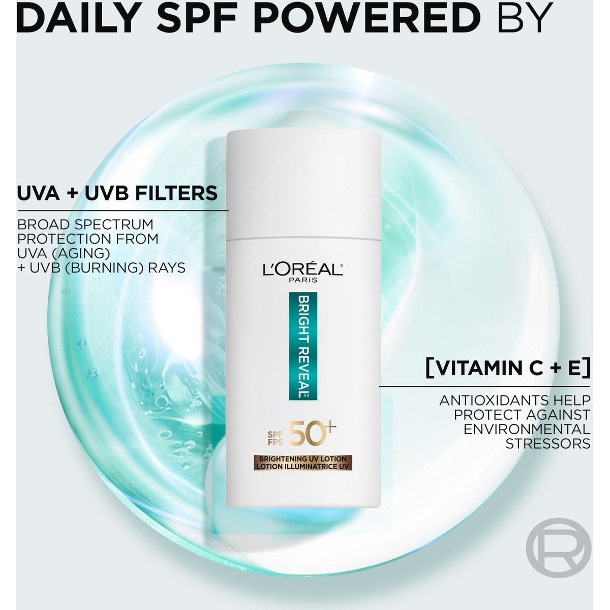 Loreal Paris Bright Reveal SPF 50 50 mL - Image 2