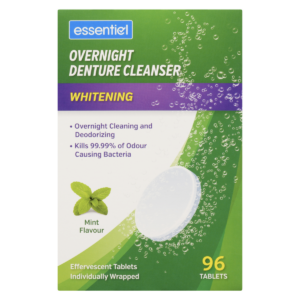 Essentiel Denture Cleaner Overnight 96 Count