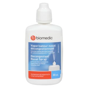 BIOMEDIC Nasal Spray Decongestant 0.1% 30 mL