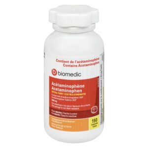BIOMEDIC Acetaminophen Easy Swallow 500 mg 150 Tablets