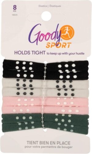 Goody Active Seamless with Silicone Green Pink 8 Count