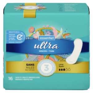 Essentiel Ultra Thin Long Super Ind Wrapped 16 Count