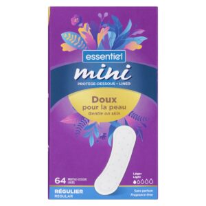 Essentiel Mini Light Regular Liners 64 Count