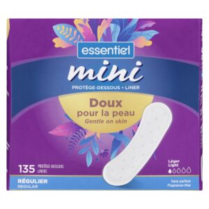 Essentiel Mini Light Regular Liners 135 Count