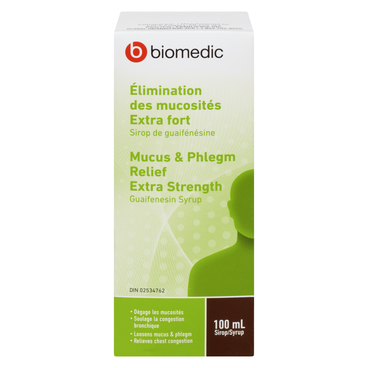 BIOMEDIC Mucus/Plegm Relief Extra Strength 100 mL