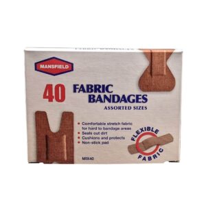 Mansfield Bandage Strip Fabric Assorted MIX40 40 Count