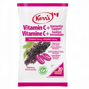 Kerr's Vitamin C+Immunity Support Elderberry 30 Count