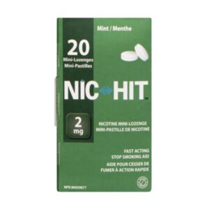 Nic-Hit Mini-Lozenge Mint 2 mg 20 Count
