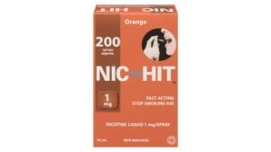 Nic-Hit Liquid Spray Orange 1 mg 30 mL