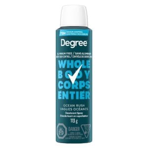 Degree Men Whole Body Deodorant Spray Ocean Rush 113 g