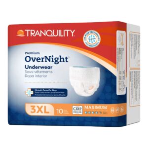 Tranquility Premium Overnight Disposable Pull Ups 3XL 10 Pack