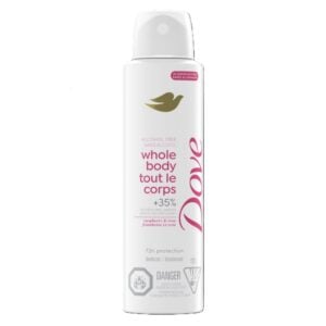 Dove Deodorant Whole Bodyspray Raspberry+Rose 113 g