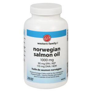 Western Family Norwegian Salmon Oil 200 Capsules