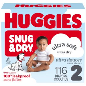 Huggies Snug N Dry Diaper Size 2 Giga 116 Pack