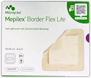 Mepilex Border Flex Lite 15 cm x 15 cm 581500 5 Count