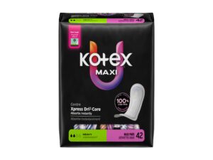 U By Kotex Core Maxi Non-Winged Heavy Pads 42 Count