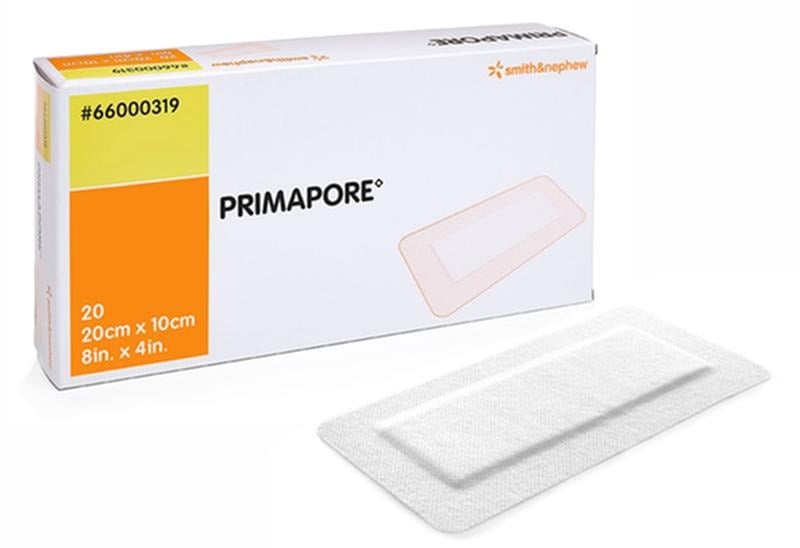Primapore Adhesive Non-Woven Wound Dressing Post-Op 20 Count