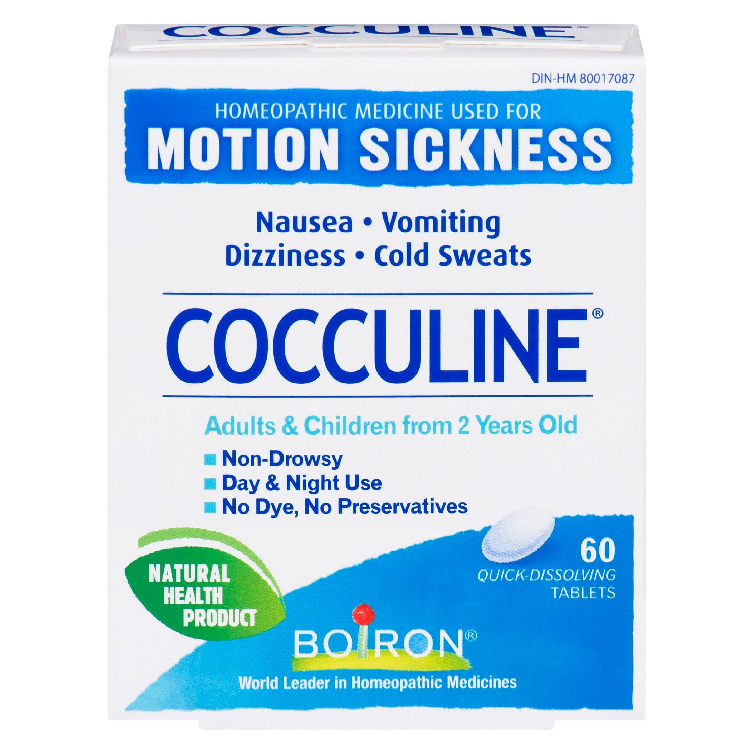 Boiron Cocculine Chew 60 Tablets