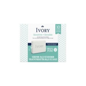 IVORY Sensitive Bar Fragrance Free 10 x 90 g
