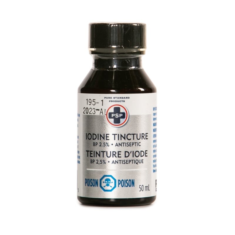 Iodine Tincture P.S.P. 2.5% 50 mL