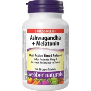 Webber Ashwagandha+Melatonin 90 Tablets