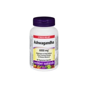 Webber Ashwagandha 6000 mg Vcap 60 Capsules