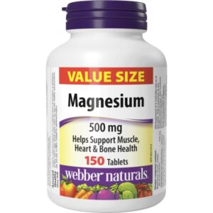 Webber Magnesium 500 mg 150 Tablets