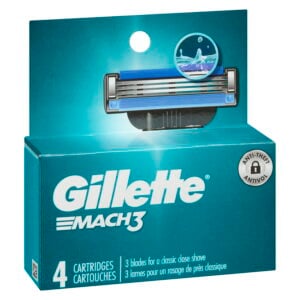 Gillette Mach 3 Blades 4 Pack
