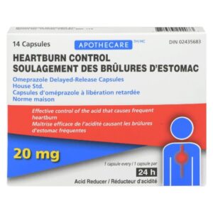 Apotex Apc Heartburn Control 20 mg Dr 14 Capsules