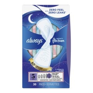Always Inifinity Overnight Extra Heavy Unscented 30 Pack