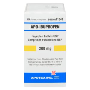 APO Ibuprofen 200 mg Ud 100 Tablets