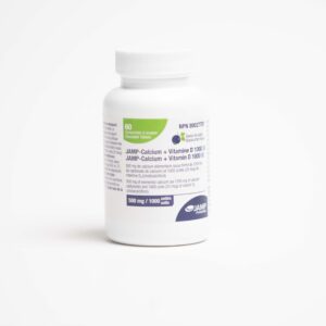 JAMP Pharma Calcium Carbonate D 1000 Chewable 60 Tablets