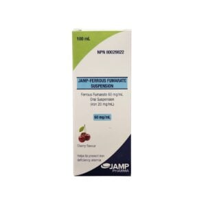 JAMP Pharma Ferrous Fumarate 60 mg mL Susp 100 mL