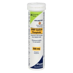 JAMP Pharma Sodium Phosphate 500 mg 20 Tablets