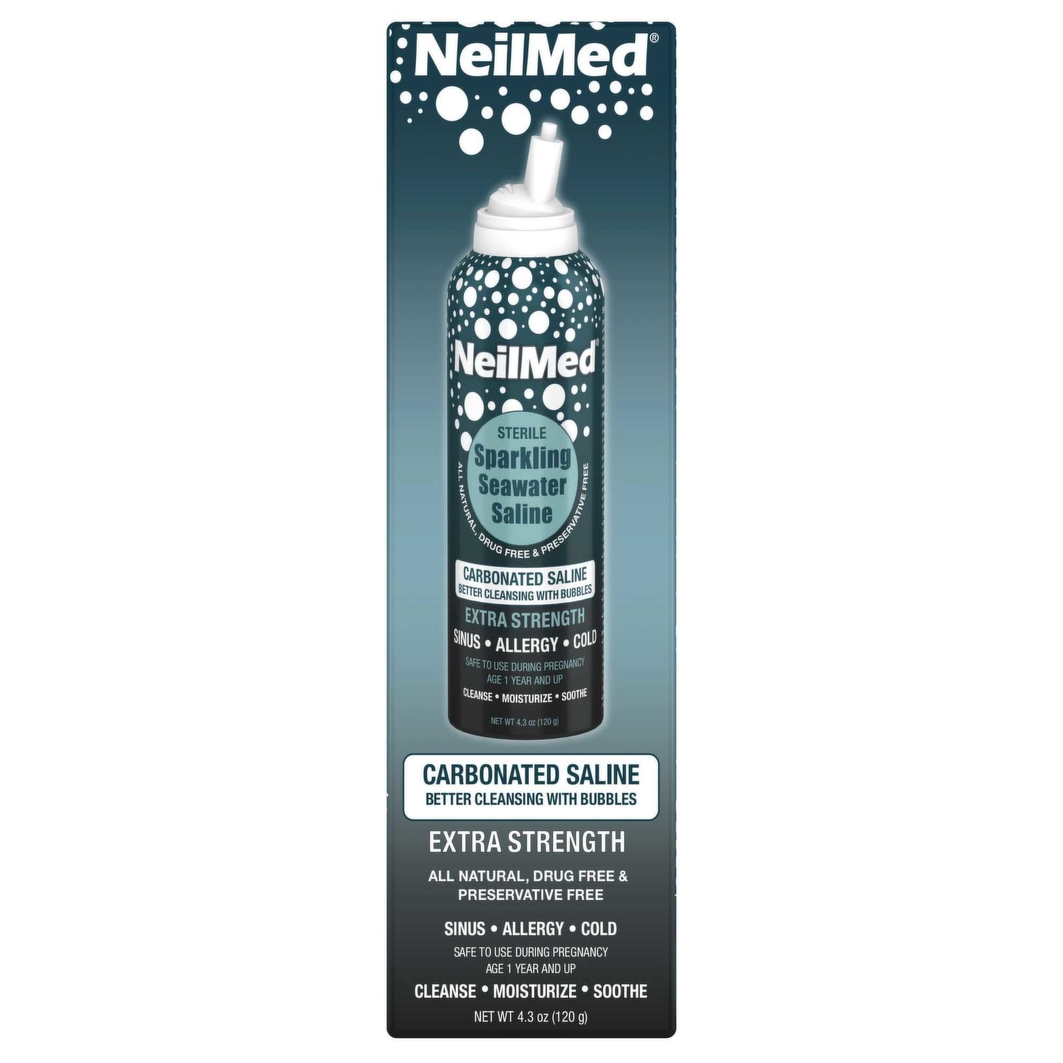 NeilMed Sparkling Seawater Saline 125 mL